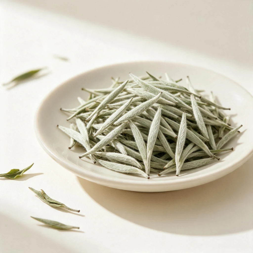 Fuding Silver Needle White Tea (Bai Hao Yin Zhen), First-Spring Grade · 100g