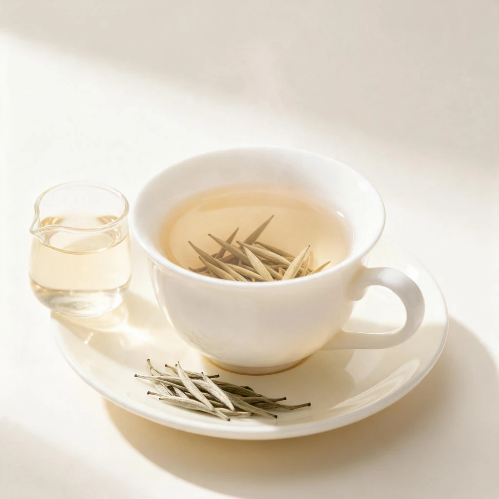 Fuding Silver Needle White Tea (Bai Hao Yin Zhen), First-Spring Grade · 100g