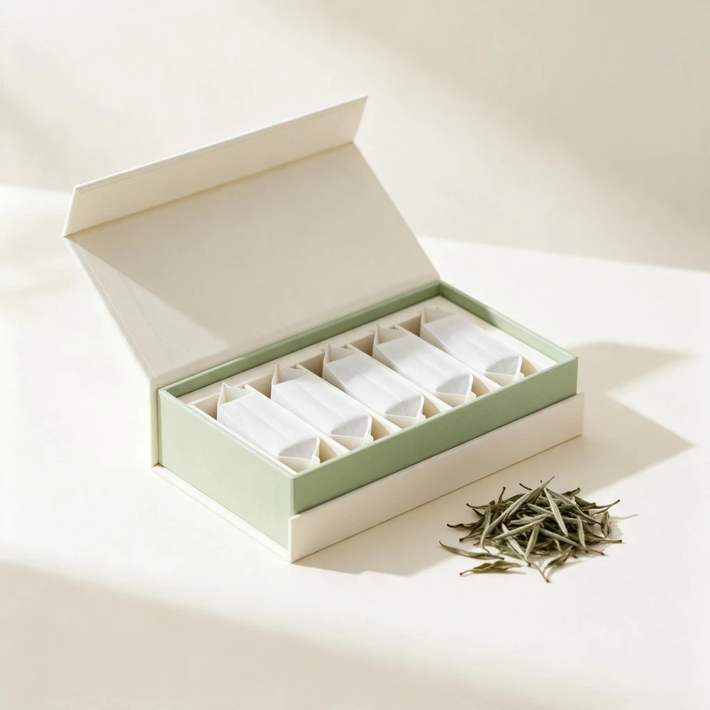 White Peony (Bai Mu Dan) White Tea Gift Box, 5 Single-Serve Packs