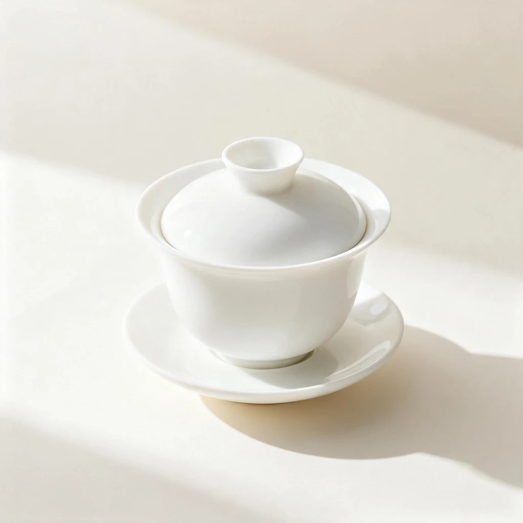 Dehua White Porcelain Gaiwan (Lidded Bowl), 150ml