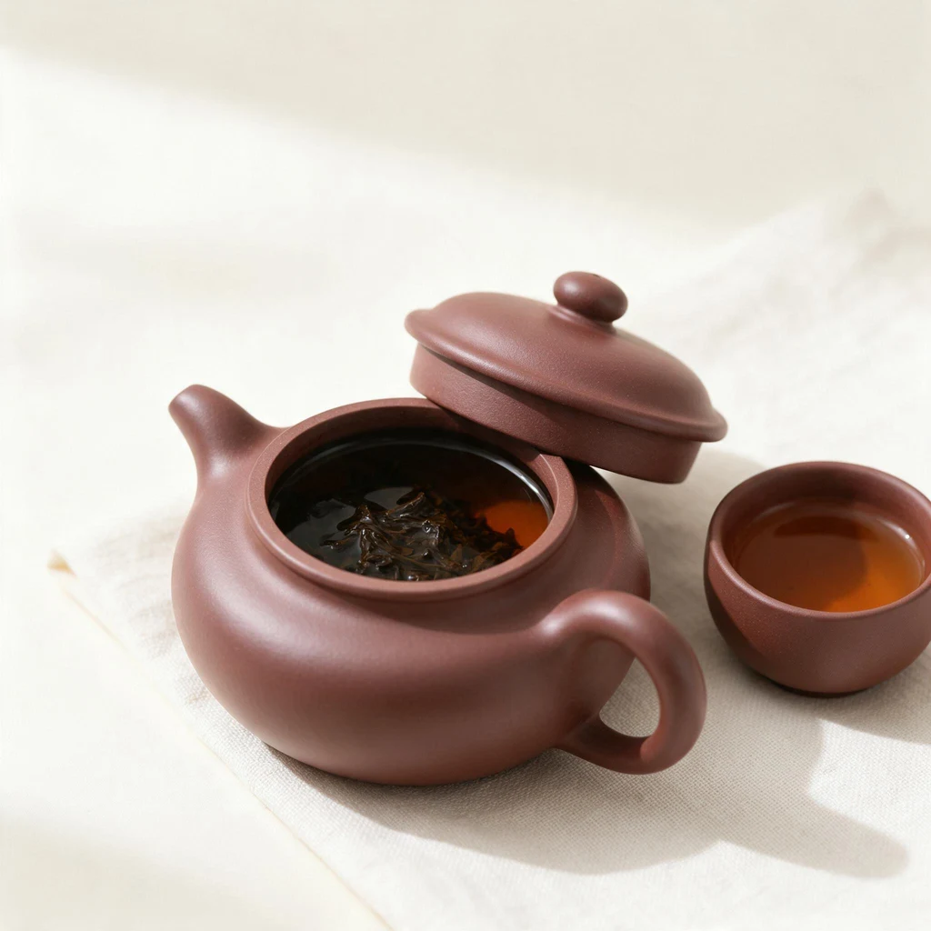 Yixing Zisha Clay Teapot, Xishi (Beauty) Shape · 200ml